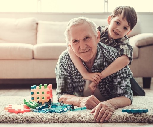 Caregiver providing emotional support
